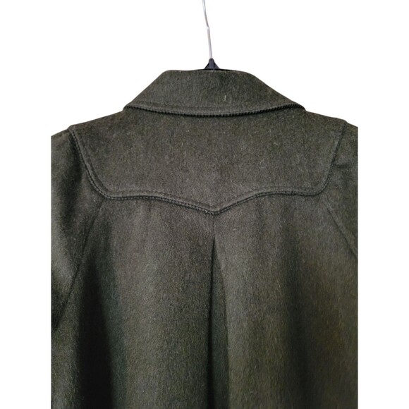 Women's Vintage Palomino Exclusive To C&A Winter Coat Part Wool Olive READ - Picture 3 of 9